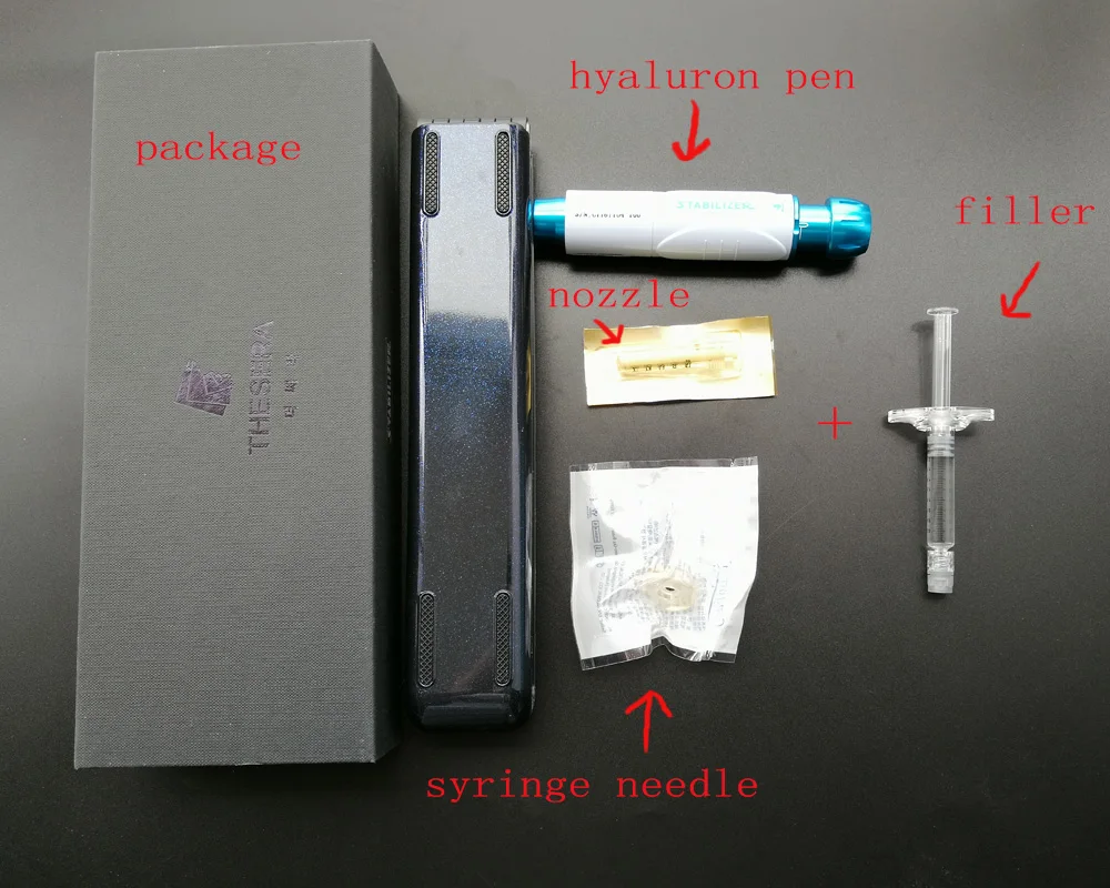 

injection set injectable filler hyaluron acid use with atomizer hyaluronic pen Mesotherapy syringe dermal filler for lip face