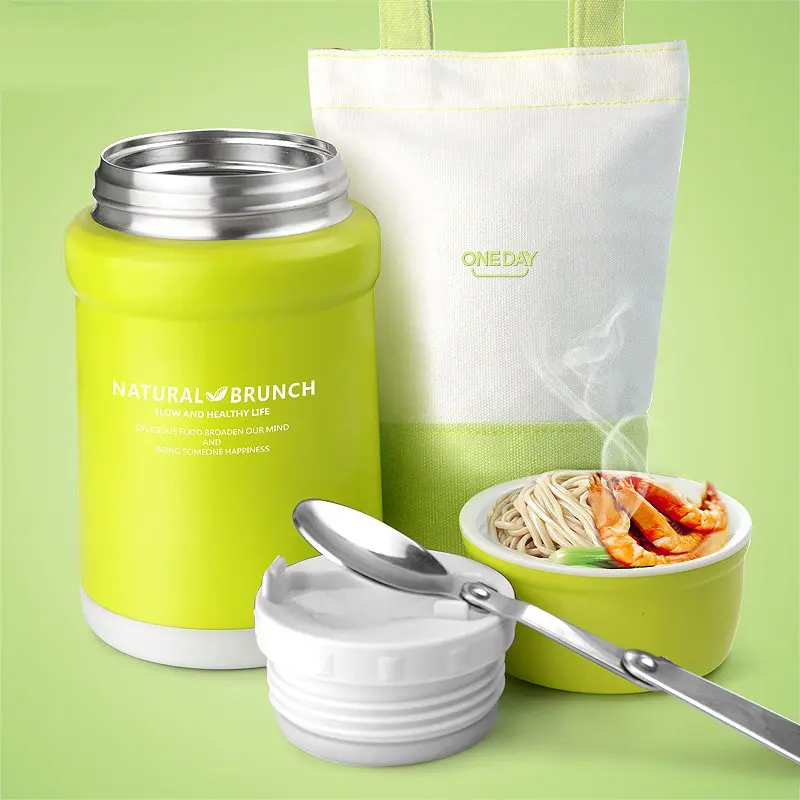 TIMEMORE 2017 New 450ML 5 Colors Stainless Steel Thermos Lunch Box with