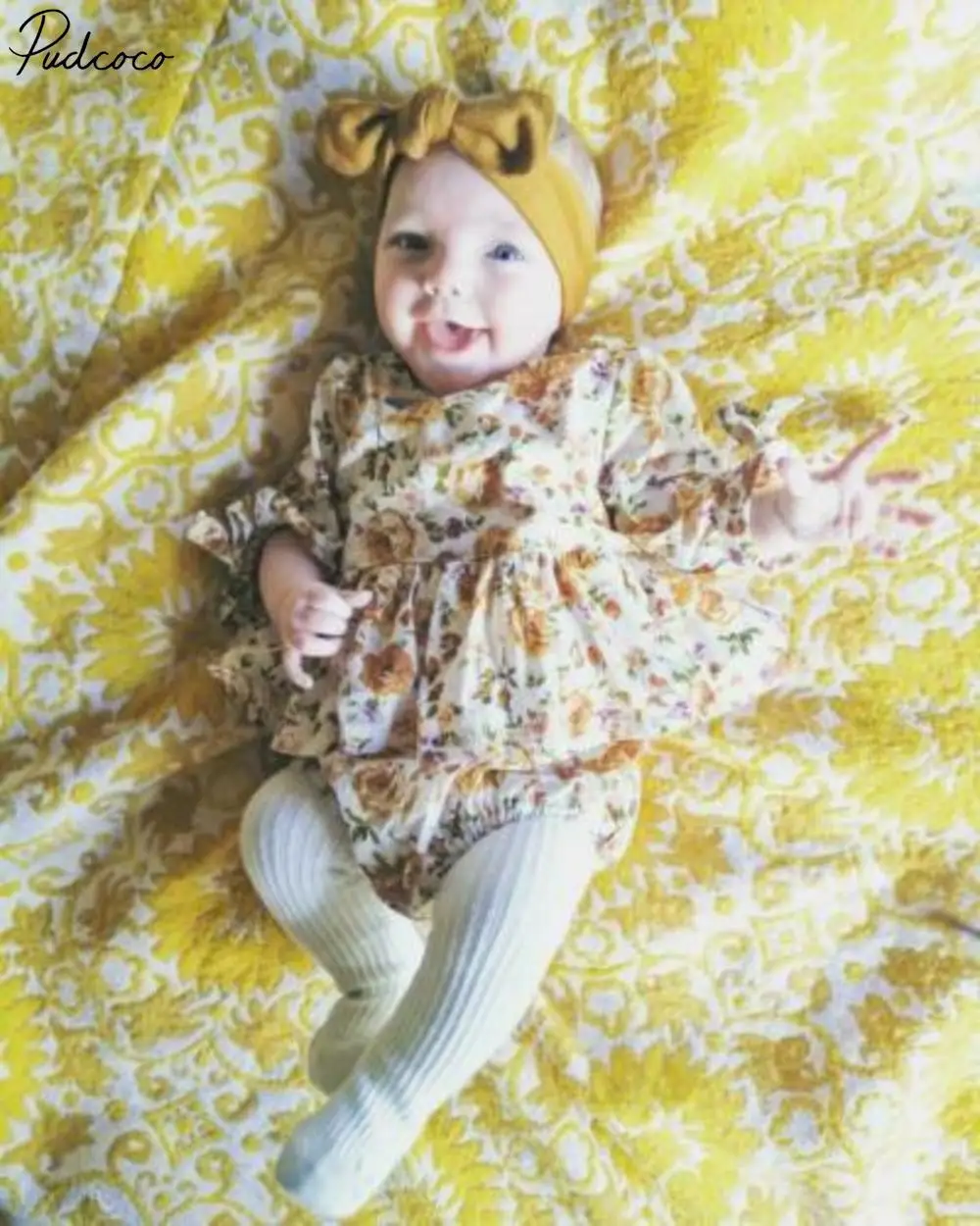 

Cute Toddler Baby Girl Flower Romper Dress Bodysuit Jumpsuit Outfits Clothes Set Clothes Romper Tutu Dress Bodysuit Outfits