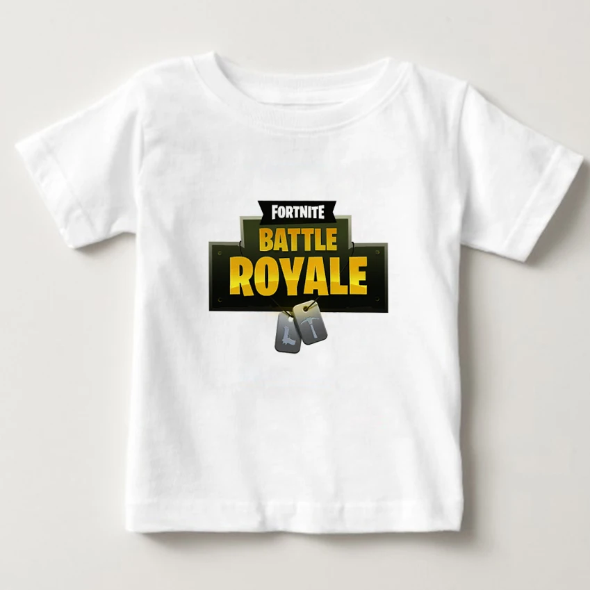Модные бренды Fortnite мальчик/девочка футболка Повседневное с коротким рукавом