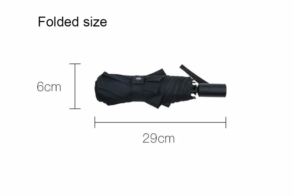  Original xiaomi automatic umbrella rain women man Sunny Rainy Aluminum Windproof Waterproof Anti Rebound UV Folding parasol hot (9)