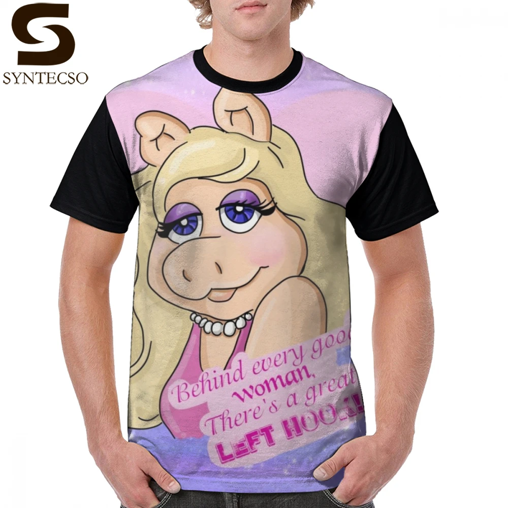 

Miss Piggy T Shirt Miss Piggy T-Shirt Polyester Graphic Graphic Tee Shirt Classic Men Short-Sleeve Funny 5x Tshirt