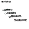 Minfishing 25 pcs Stainless Steel Fishing Swivel 3 Joint Rolling Swivel for Carp Fishing Lure Connector Fishing Accessories ► Photo 3/3