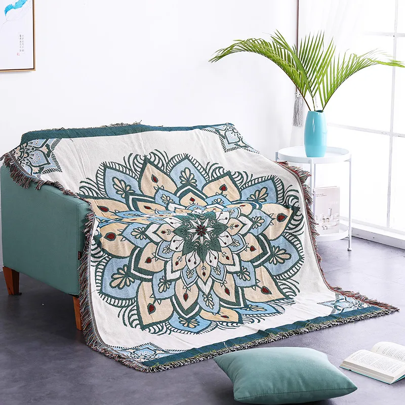 

Multifunction Exotic Throw Blanket Sun Flowers Decorative Cobertor Manta Para Sofa/Beds Sheet Non-slip Stitching Sides Blankets