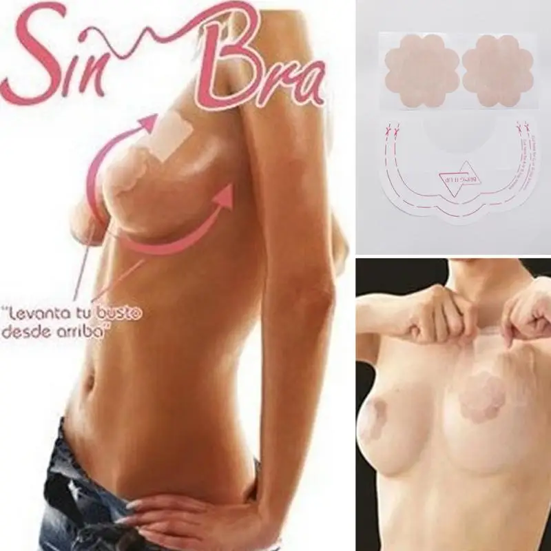 

6 Pairs Flower Adhesive Nipple Covers Pads Body Breasts Stickers Disposable Milk Paste Anti Emptied The Chest Paste Bra