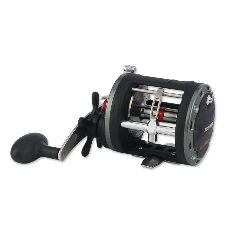 YUMOSHI JCB 12 + 1BB البحر التصيد طبل قارب Baitcasting الصيد بكرة عمق العد المضاعف الصب بكرة