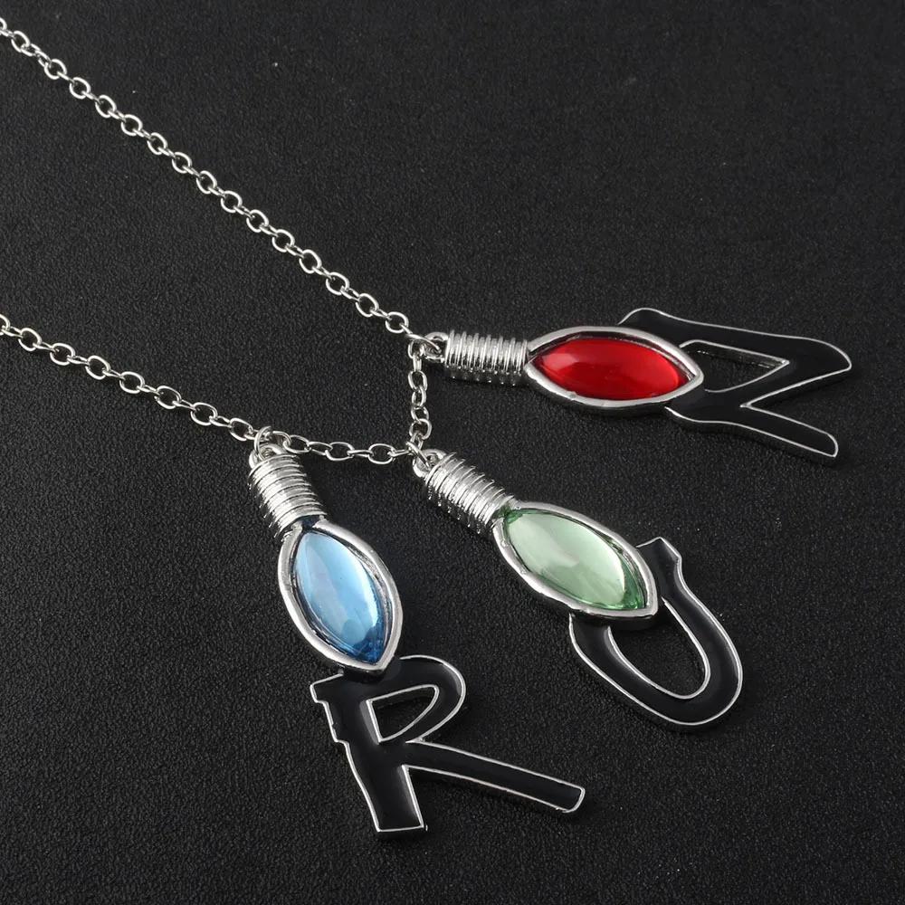 Ожерелье с надписью очень странные дела|stainless steel necklace|steel necklacefashion necklace |