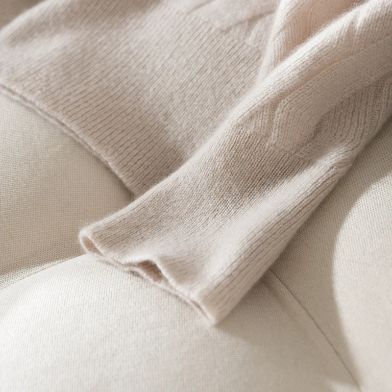 Autumn Winter Authentic Cashmere Sweater Men's 100% Casual Loose O-neck Long-sleeved Knit Pullover Man Knit Bottoming Sweater