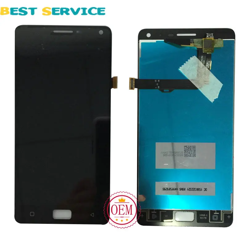 100% новый ЖК-дисплей с дигитайзером сенсорного экрана в сборе для Lenovo VIBE P1 |
