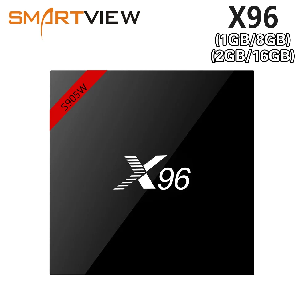 X96W Android 7 1 Смарт ТВ Box Amlogic S905W Декодер каналов кабельного телевидения ГБ/8 ГБ 2 ГБ/16