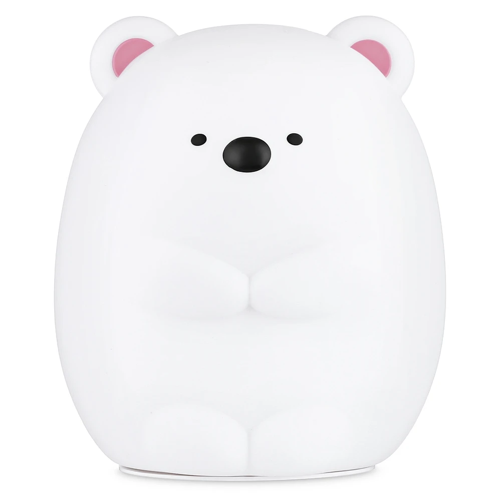 Novedades новинка 2019 светодиодный USB Перезаряжаемый силиконовый медведь ночник