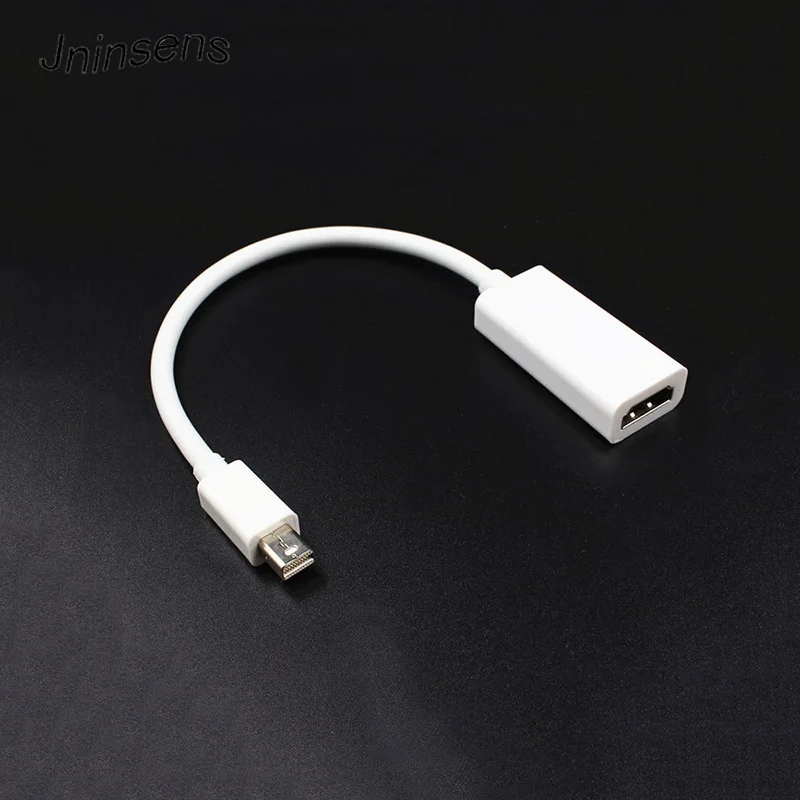 Jninsens Mini DisplayPort к HDMI Кабель-адаптер Mini DP Disp конвертер для Thunderbolt Для Macbook Pro Air HDTV проектор