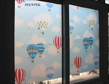 

Static cling Window Privacy Films No-Glue frosted Static Decorative Film, Window Glass Stickers