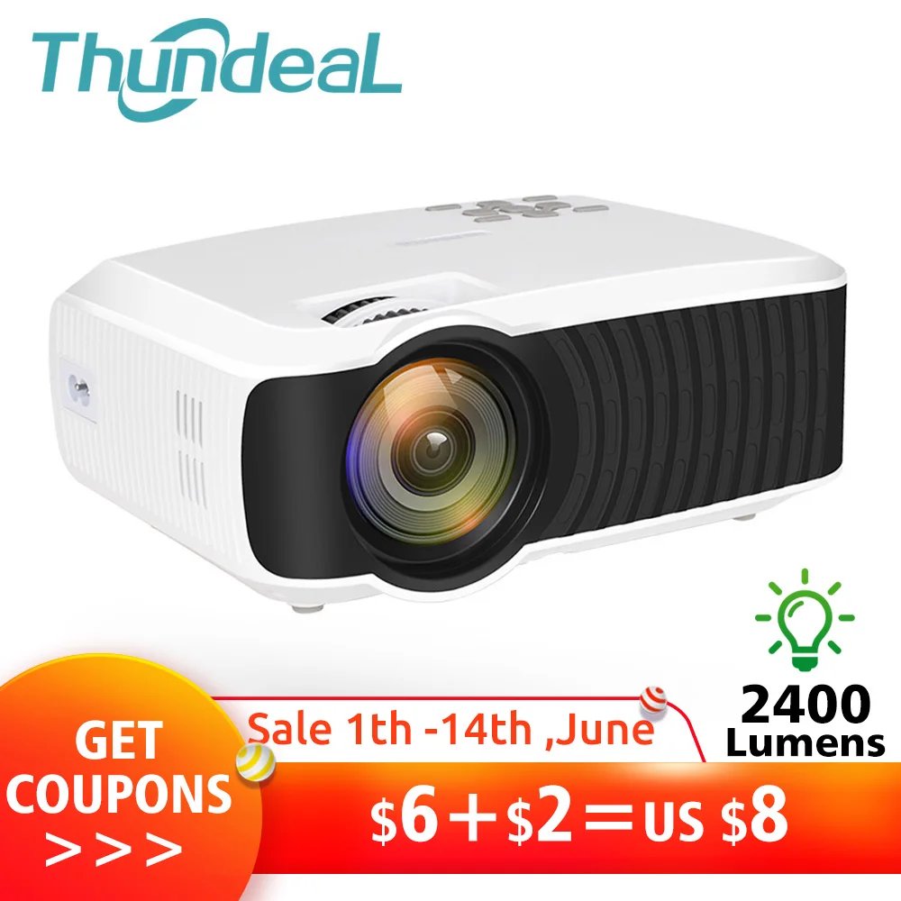 Thundeal T23k Mini Projector Portable Video Hd T4 Mini Beamer Hdmi Vga Home Theater Optional T22 Projector Thundeal T23k Mini Projector Portable Video Hd T4 Mini Beamer Hdmi Vga Home Theater Optional T22 Projector