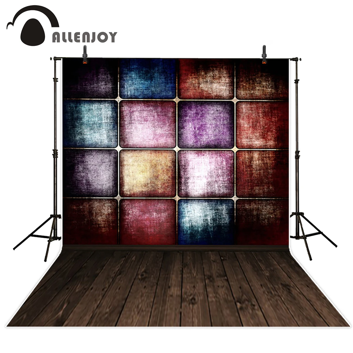 

Allenjoy square lattice vintage photography backdrops abstract newborn custom background photo studio photoshoot booth props