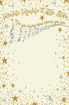 

custom Twinkle Twinkle Little Star Music Notes Backg Birthday background High quality Computer print party backdrop