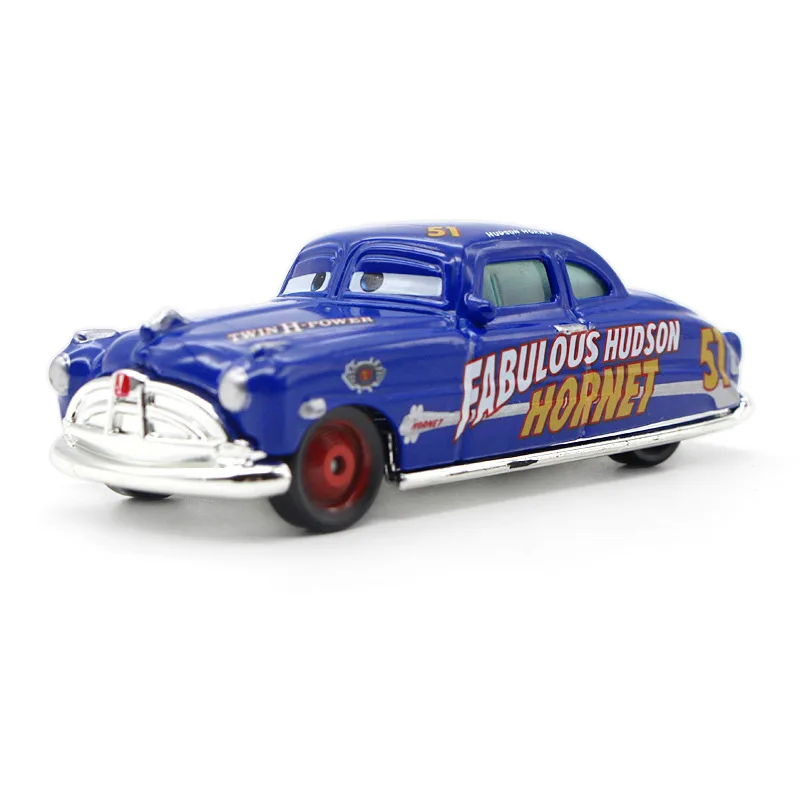 

Disney Hot Movie Pixar Cars Lightning McQueen Jackson Storm No.51 Doc Hudson Diecast Metal Toy Car For Kids Christmas Best Gifts