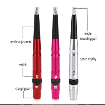 

Tattoo Eyebrow Lip Tattoo Permanent Eyebrow Rotary Makeup Machine Pen Kit Power Supply Body Art