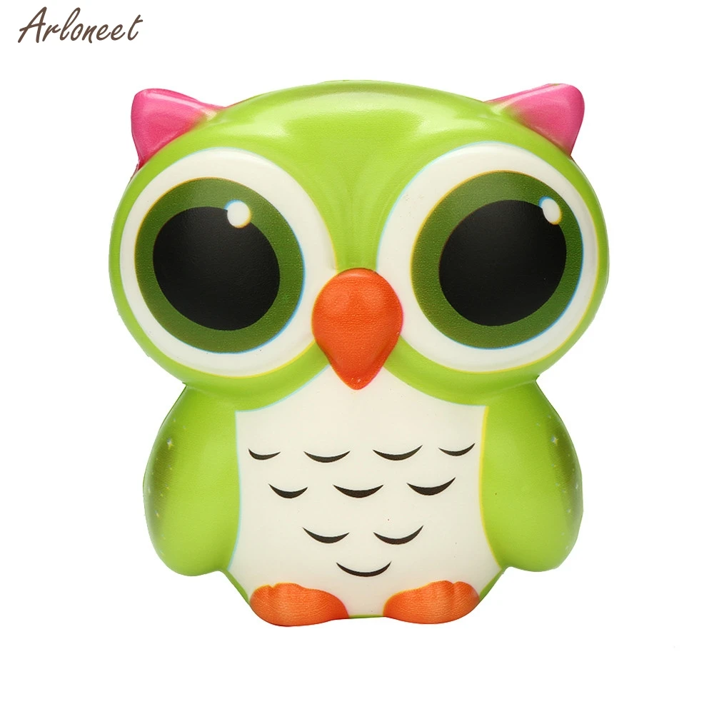 GN Мягкие игрушки Kawaii Очаровательная Сова мягкое медленно поднимающееся мультфильм кукольный крем Ароматизированная игрушка для снятия стресса Антистресс снятие стресса 27 - Цвет: GN