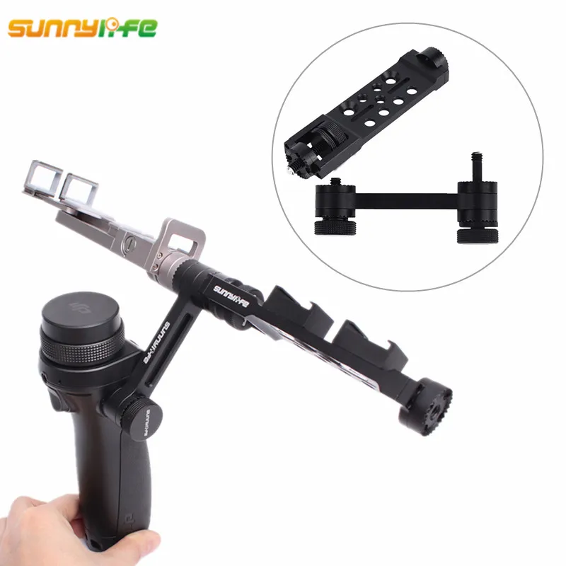 Sunnylife DJI OSMO Mobile Mount Holder Adapter + Straight Extension Arm for DJI OSMO Accessories Handheld Gimbal Mobile Tripods Sunnylife DJI OSMO Mobile Mount Holder Adapter + Straight Extension Arm for DJI OSMO Accessories Handheld Gimbal Mobile Tripods