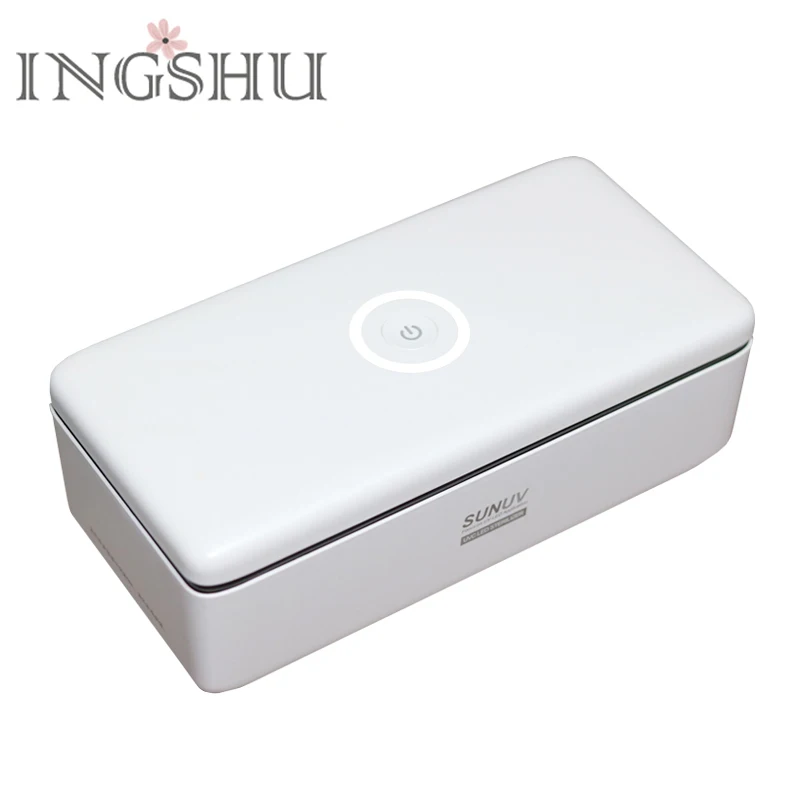 

INGSHU SUNUV S2 UV Sterilizer Box Smart UV Disinfection for Nail Art Tools Salon/Home Use Portable Storage Sterilizer Tools