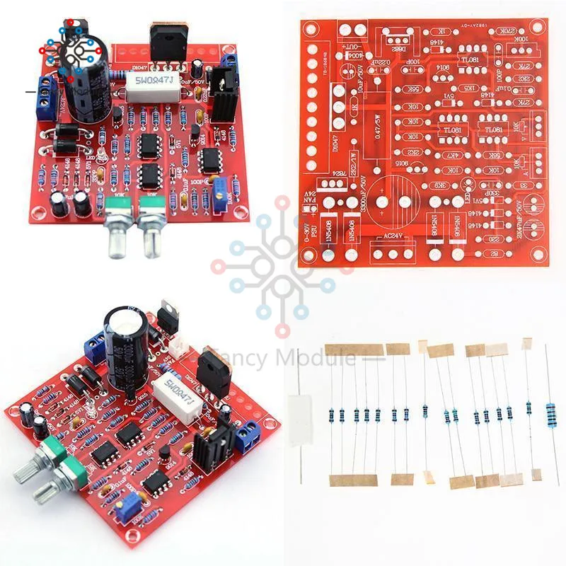 0-30 в 2mA-3A Регулируемый DC Регулируемый источник питания DIY Kit короткое замыкание ограничитель тока защита для школы образование лаборатория