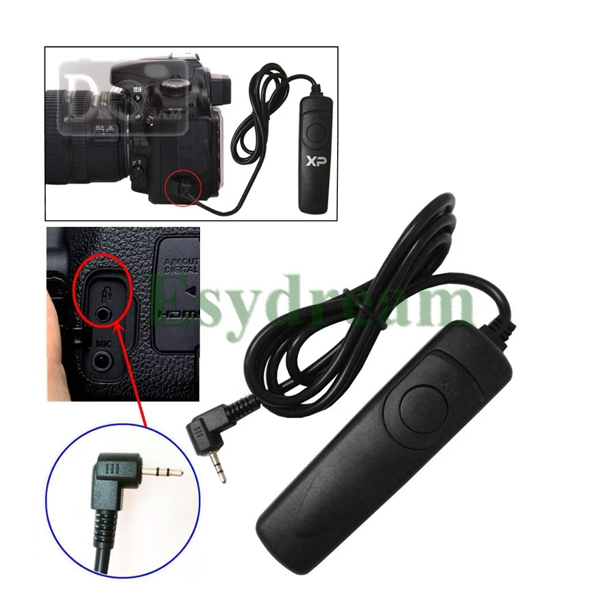 Кабель для спуска затвора с дистанционным управлением Canon 800D 750D 760D 700D 100D 80D 77D 70D 1200D
