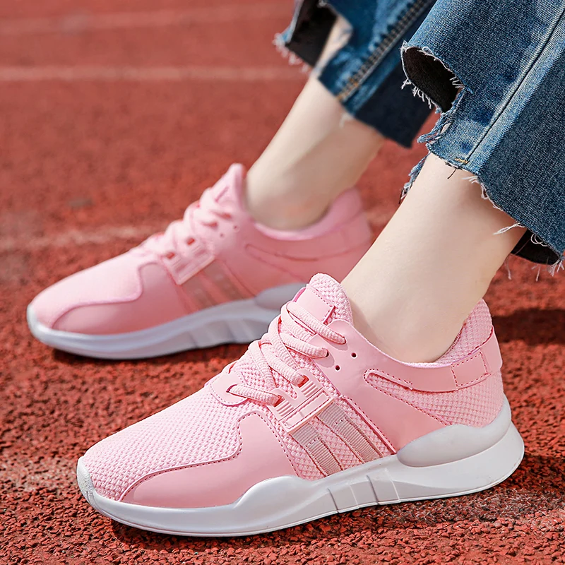 Breathable Running Shoes Women Girls Sports Shoes Comfortable Mesh Spring Summer Sneakers for