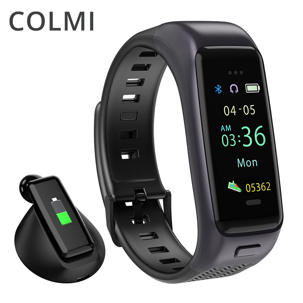 

COLMI B03 Smart Wristband & Bluetooth Headset IPX7 Waterproof With Mic Activity Fitness Tracker Band BRIM Smart Bracelet
