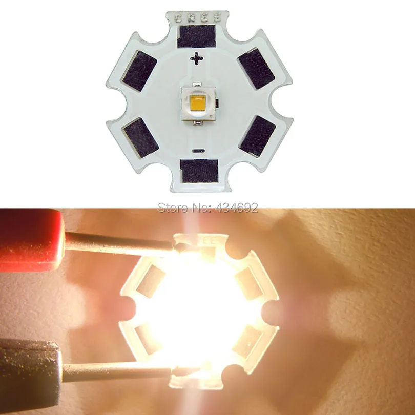 10 шт. 1 Вт ~ 3 CREE XP E2 R3 Q5 Led белый/теплый белый 20 мм DC2.9 3.25V 350 1000ма светодиодный