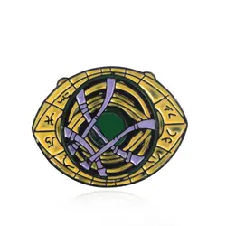 Marvel Мстители Доктор Стрэндж брошь для Для женщин глаз Agamotto Эмаль Брошь контакты