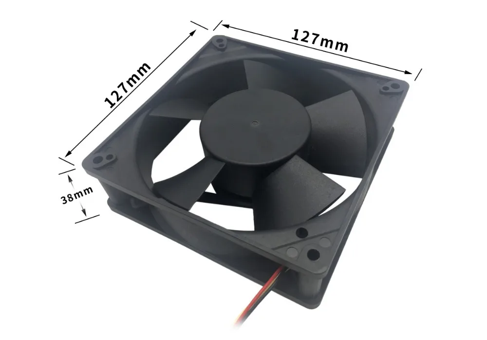 NEW F12738 127mm Axial Cooling Fan  (12)