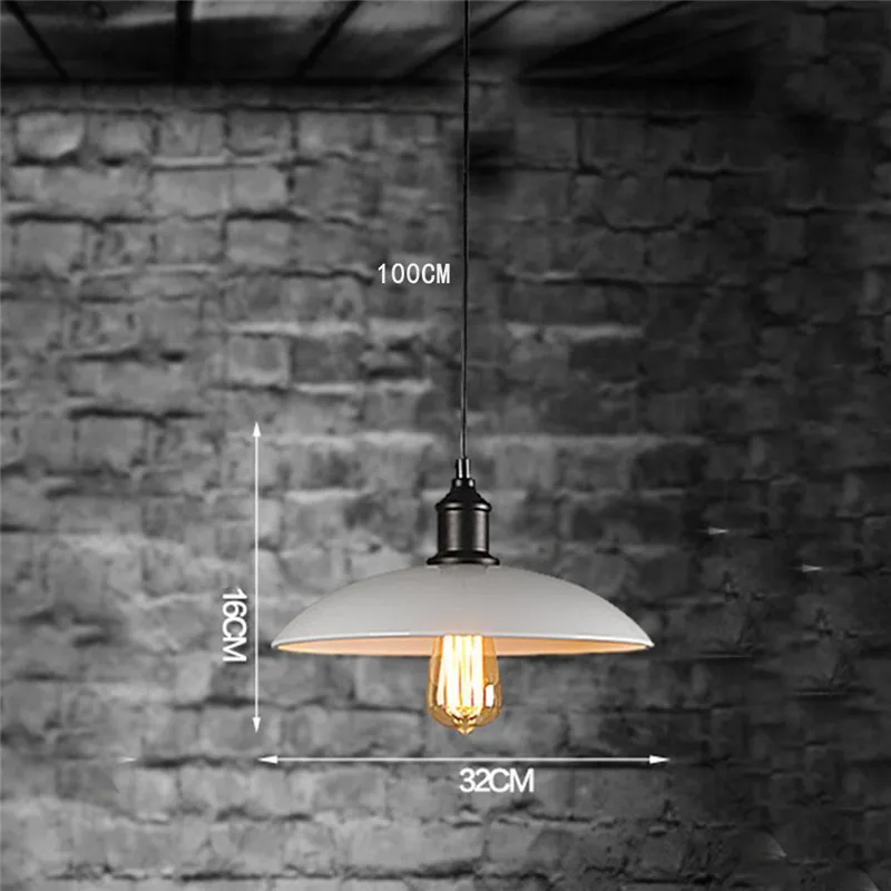 Pote de Ferro Retro Estilo Loft Industrial Restaurante Bar Café Criativo Lâmpada Pingente Dia32cm Ac110v 220 v 230 E27 4 Luzes de pendentes