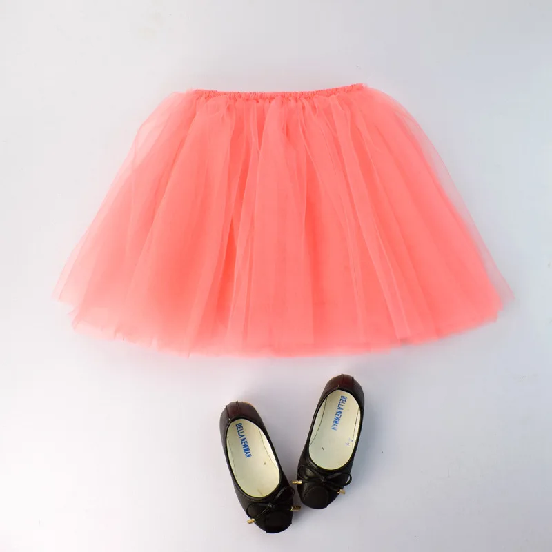 9 Colors Girls Skirts Pink Red White Princess Lovely Tutu Skirt 1-8Y Kids Summer Skirt Children Candy Color Short Girls Skirt