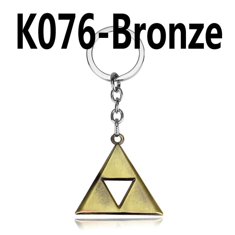 Аниме игра Легенда о Зельде ожерелье Triforce Посеребренная Подвеска в виде меча щит ожерелье Прямая поставка - Окраска металла: Bronze