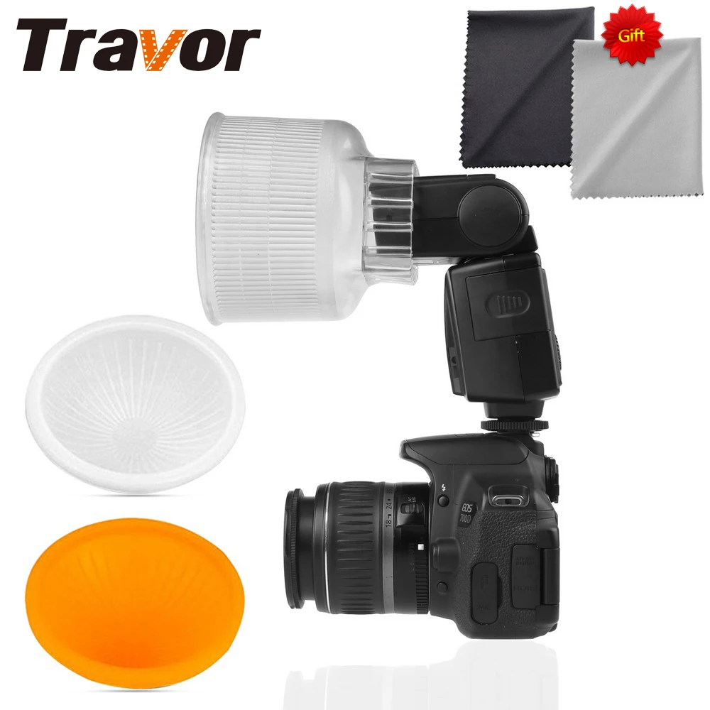 

Travor Lambancy Dome Flash Diffuser for NIKON SB600 SB800 with 2pcs Microfiber Lens Cloth