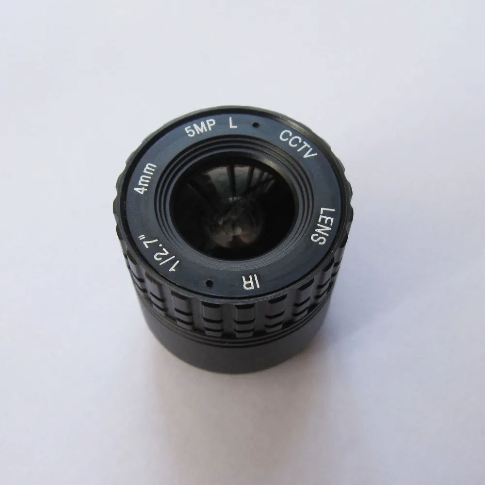 CCTV lens1/2." F1.4 для камеры видеонаблюдения 4 мм диафрагмой CS HD 5MP цифровой миллионов Объектив металлический CCTV Камера управления объективом части