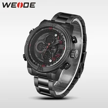 WEIDE mens watches top brand luxury Men Quartz -Digital Sport Watchr 3ATM Waterproof New Style 2017 Montre Homme Watches relogio