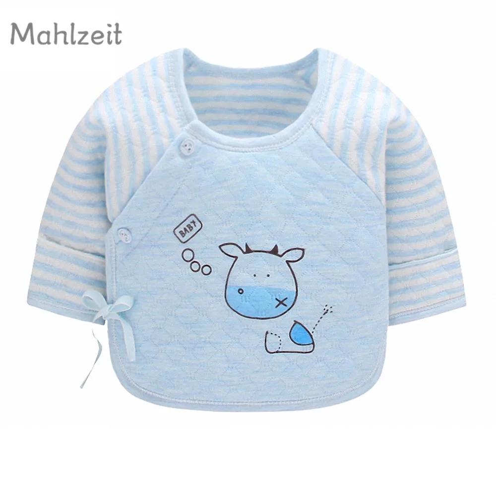 Autumn Winter newborn baby boy girl thick clothes 0 3M baby 100 cotton