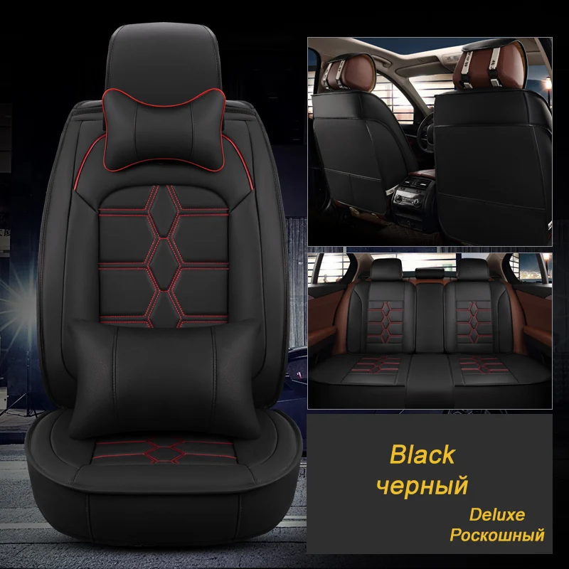 Front+Rear car seat cover for Toyota Camry RAV4 Crown SAI MIRAI Mark X Allion Premio Van Toyota