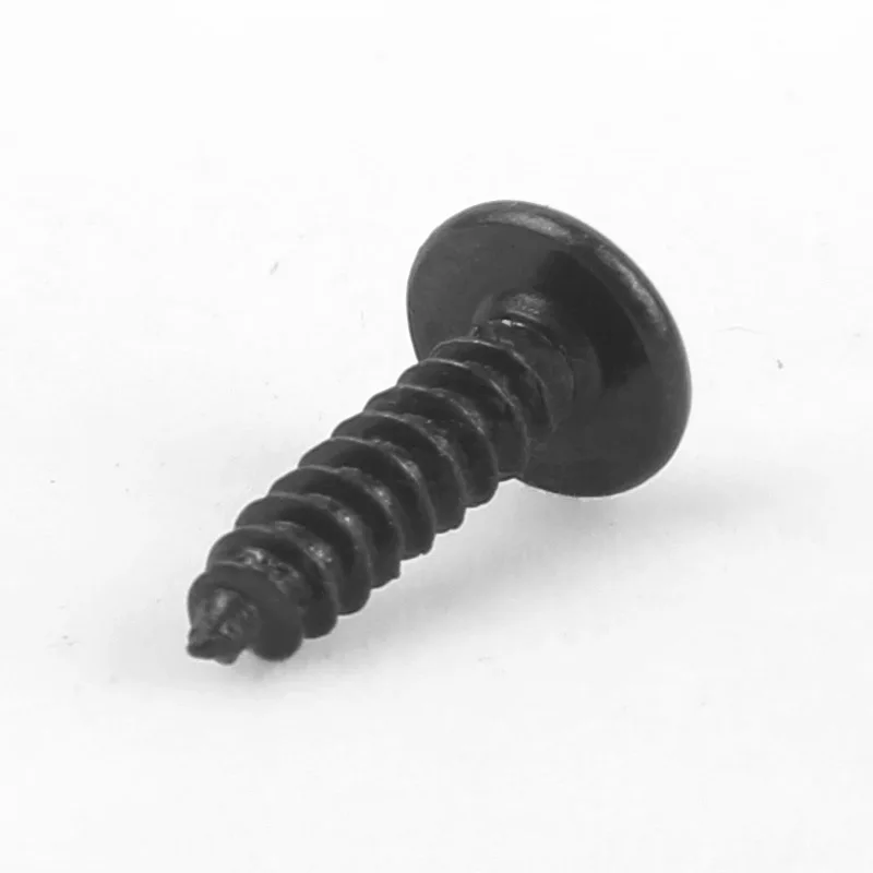 50Pcs M3 M4 Wood Truss Screw with Black Oxide and Wax Self-tapping Screws HW1