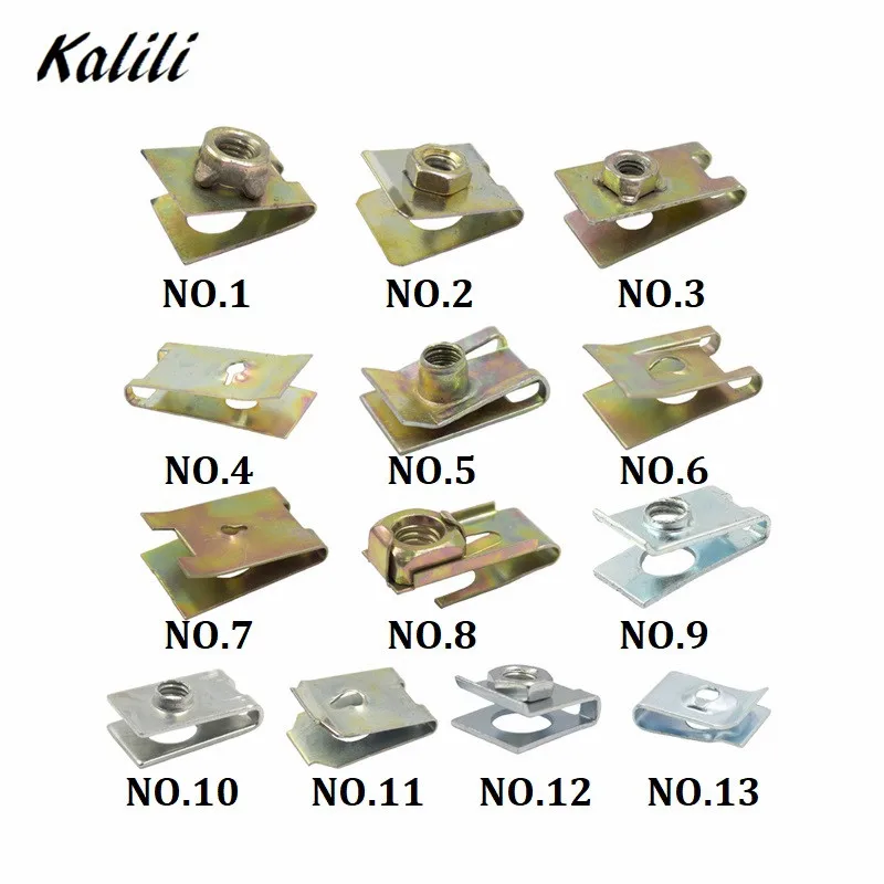 

Car license plate Self - tapping Screw Base Metal Fastener Clip For All Auto Bumper Leaf Board Fender Rivets