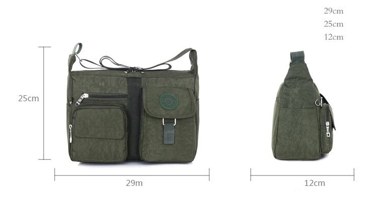 Модные водонепроницаемые нейлоновые женские сумки-мессенджеры винтажные вместительные сумки женские сумки через плечо сумки на плечо повседневные дорожные сумки