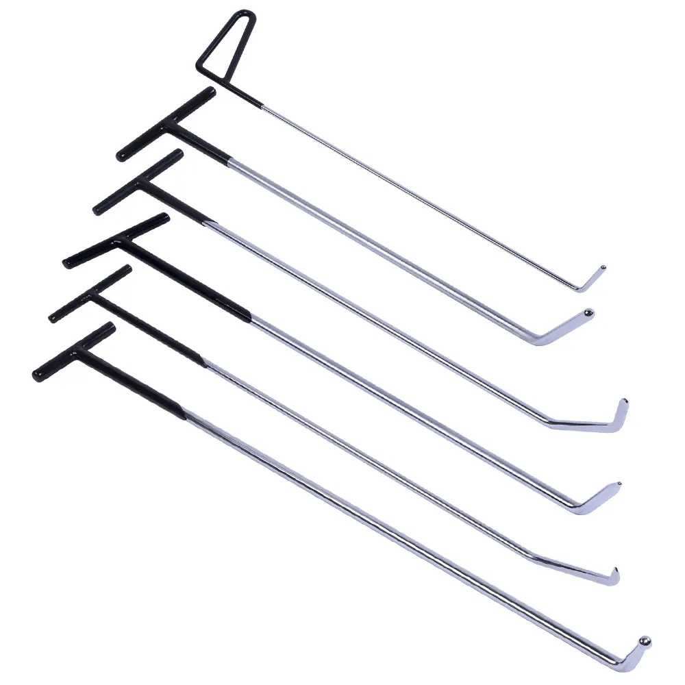 

Super PDR Hook Tools Push Rods Dent Removal Tools Black Car Crowbars Pry Bar Opening Tools Paintless Dent Repair Hand Tool Sets