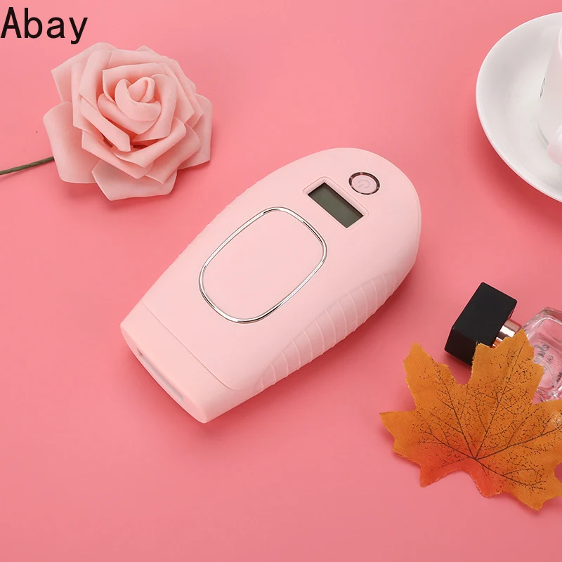 

Abay Pink Women Man Laser Epilator Portable Depilator Machine Full Body Hair Removal Device Painless Care Appliance
