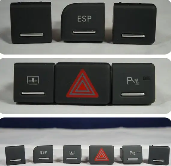 

ESP Parking Warning Indicator Switch Danger Alarm Switch Button for Audi A4 B6 B7