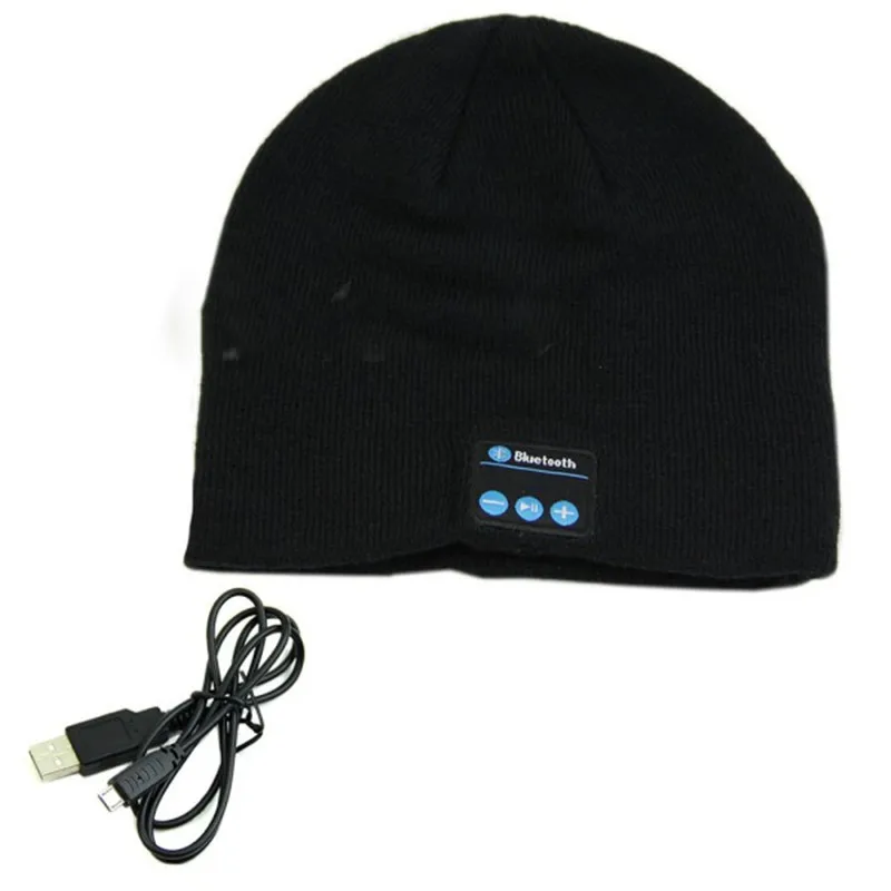 

2016 New Soft Warm Beanie Hat Wireless Bluetooth Smart Cap Headphone Headset Speaker Mic Hot 11 Colors