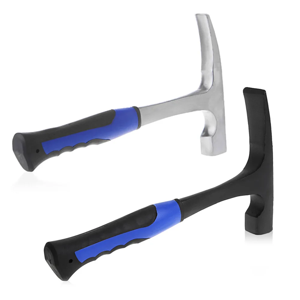 

Rock Pick Exploration Hammer With Flat Tip Shock Reduction Grip Geological Stratigraphic Hammer
