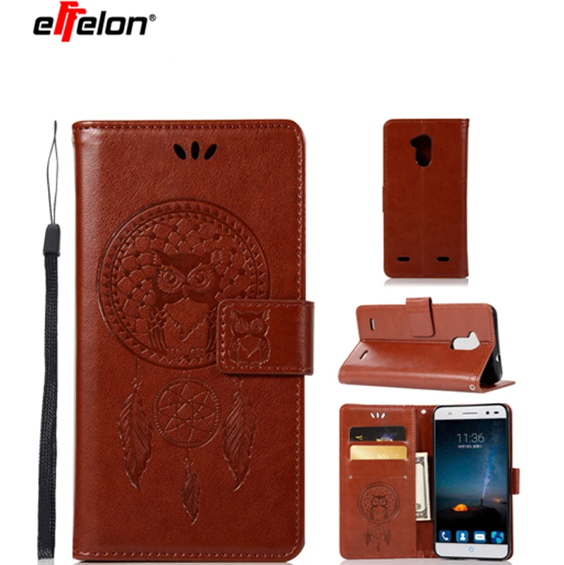 

effelon New Leather Case For ZTE Blade V6 Plus Case Stand Flip Cover Protective Phone Case For ZTE Blade V6 Plus/ V7 Lite Cover