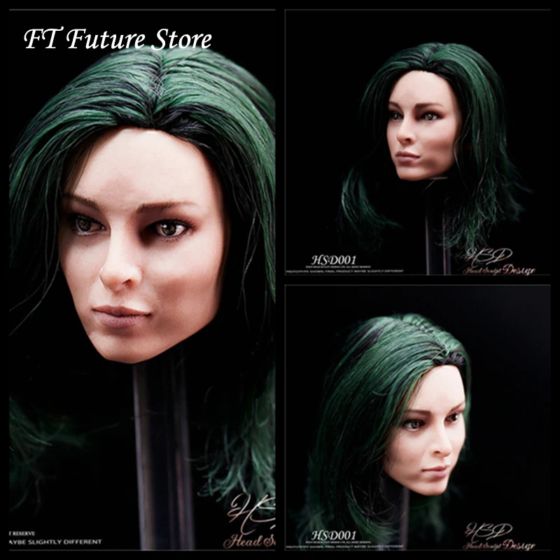 1/6 Красота девушка глава лепить с посаженными волосами HSD001 Emma Dumont Европы голова